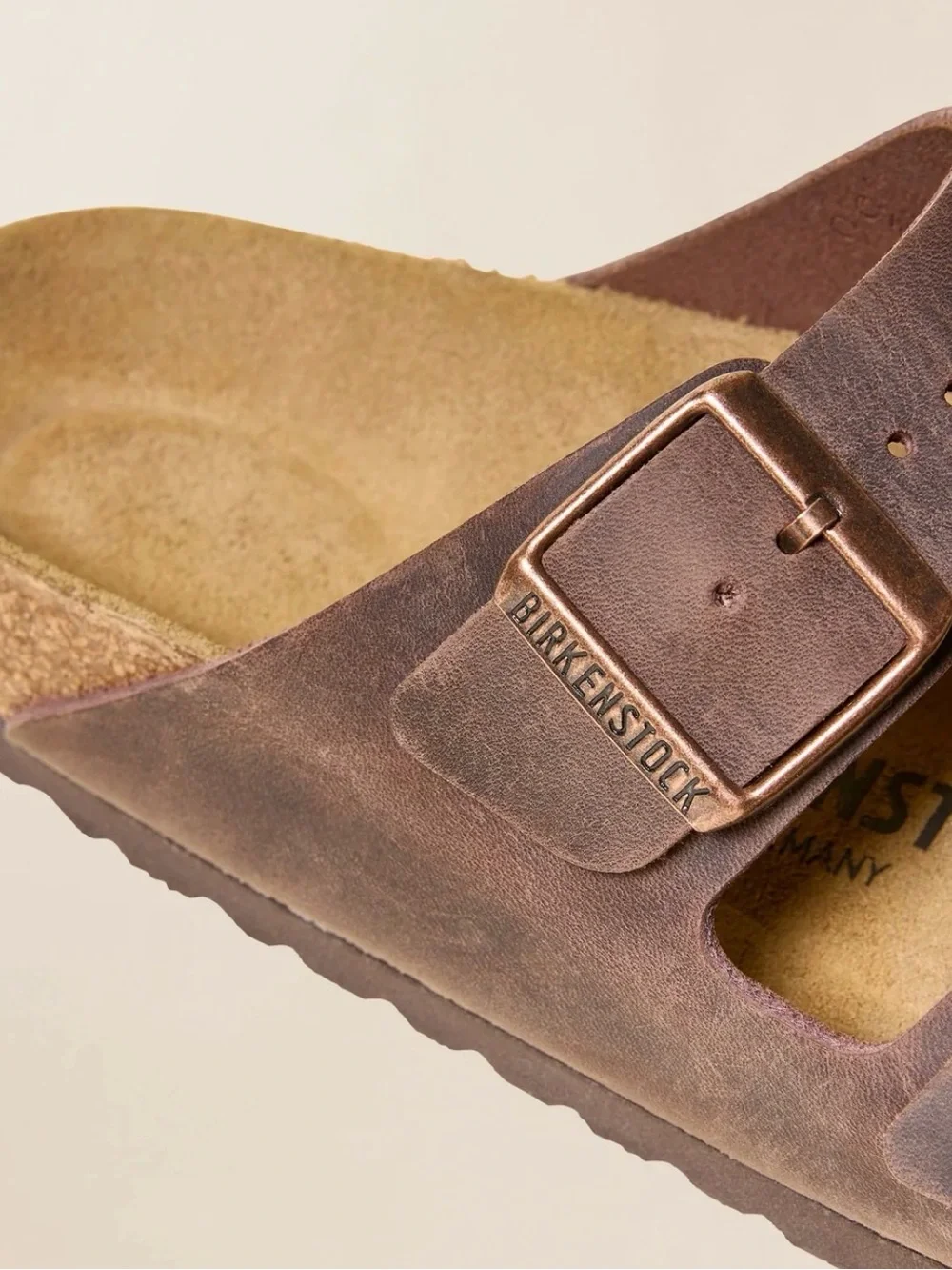 NIB Birkenstock Oiled Leather Arizona - Habana